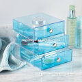 Acrylic drawer storage organizer for vanity cabinet to hold makeup, jewelry, crafts, office supplies